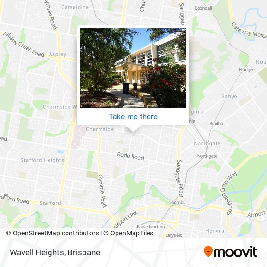 Wavell Heights map