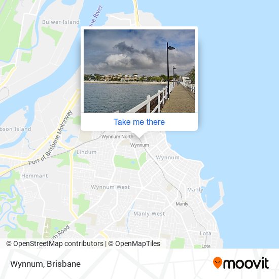 Wynnum map