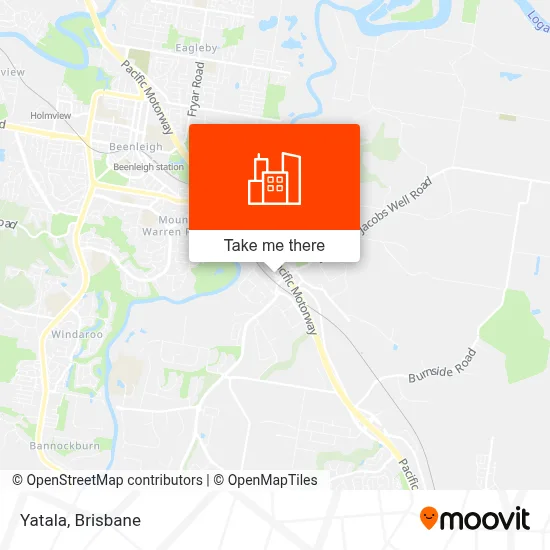 Yta Map Public Transport in Yatala