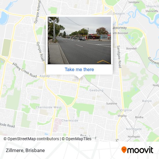 Zillmere map