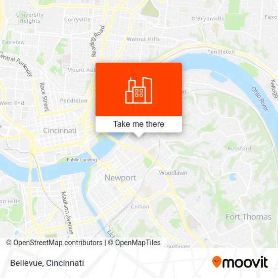 Bellevue map