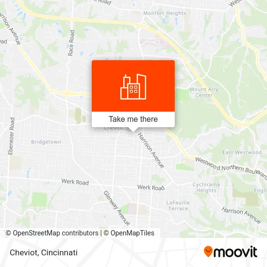 Cheviot map