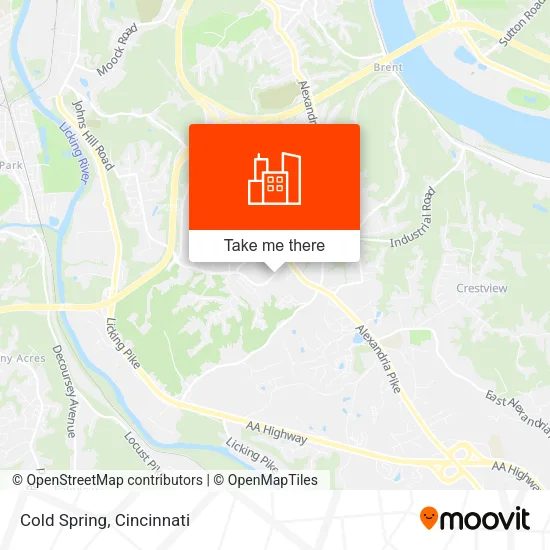 Cold Spring map