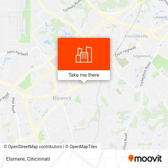 Elsmere map