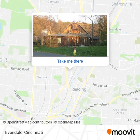 Evendale map