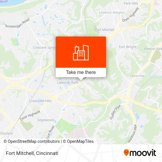 Fort Mitchell map