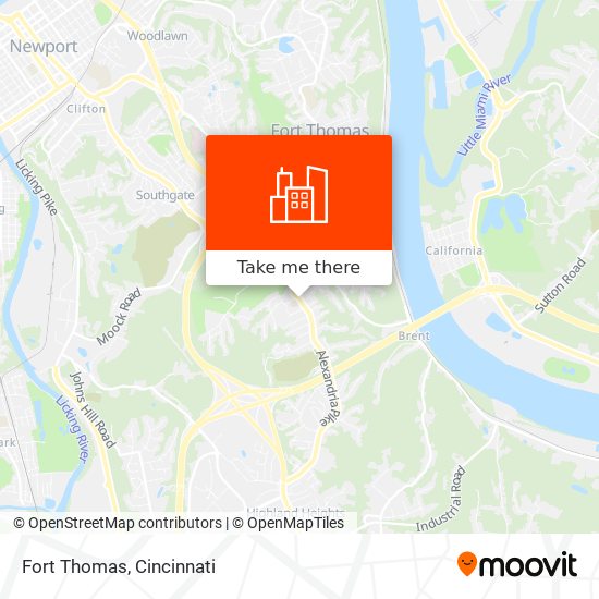 Mapa de Fort Thomas