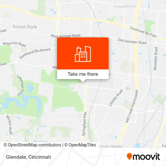 Glendale map