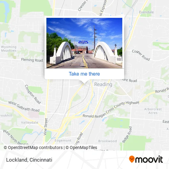 Lockland map