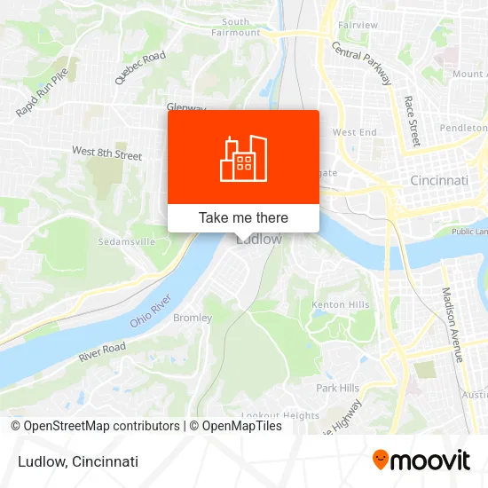 Ludlow map
