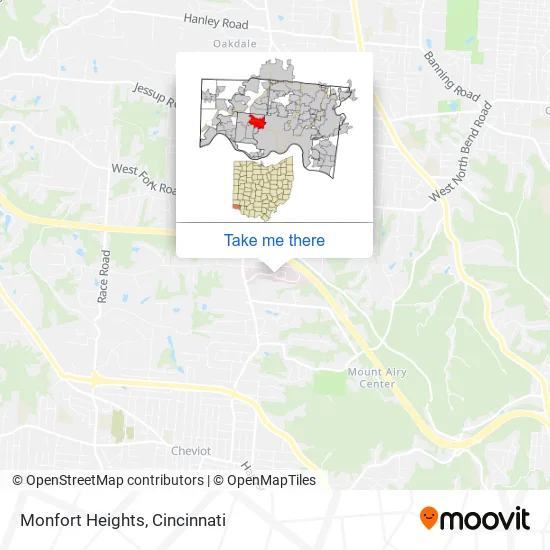 Monfort Heights map
