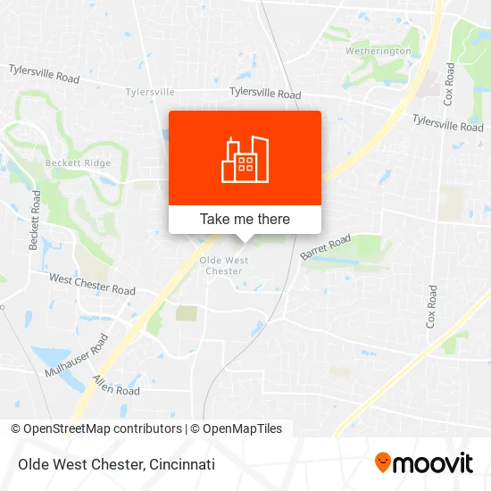 Olde West Chester map