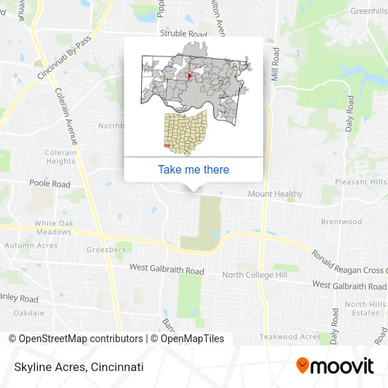 Skyline Acres map