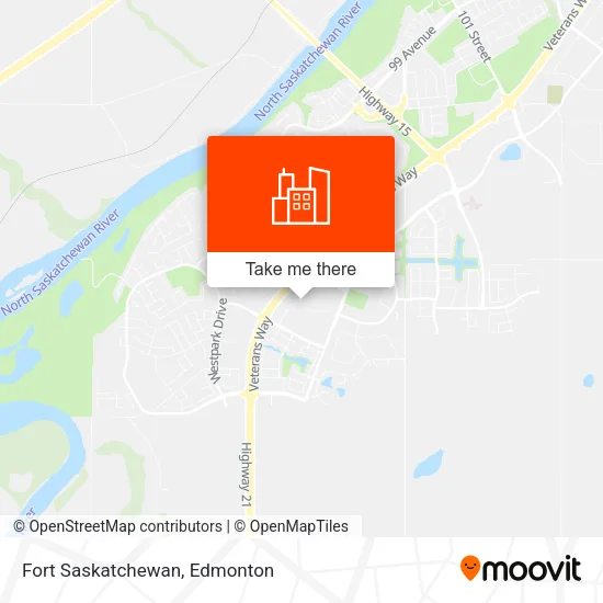 Fort Saskatchewan map