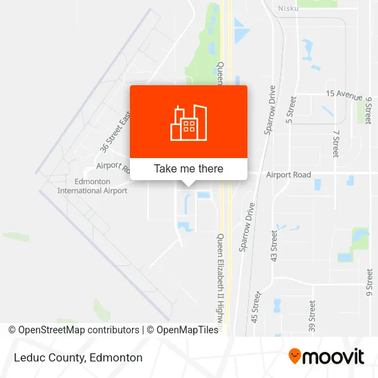 Leduc County map