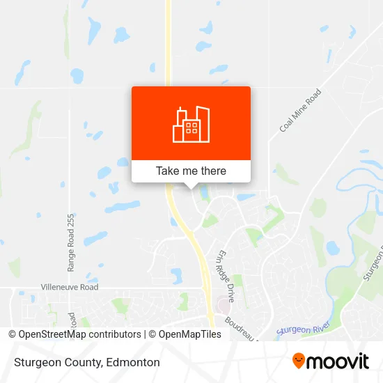 Sturgeon County map