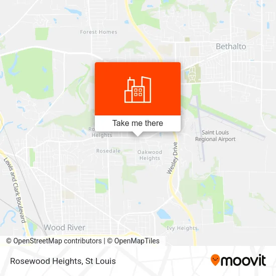 Rosewood Heights map