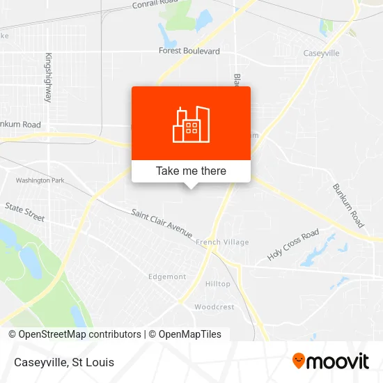 Caseyville map