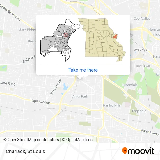 Charlack map