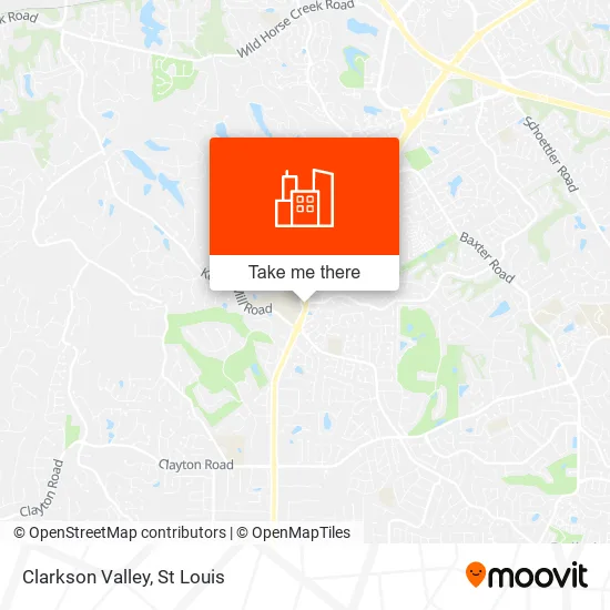 Clarkson Valley map
