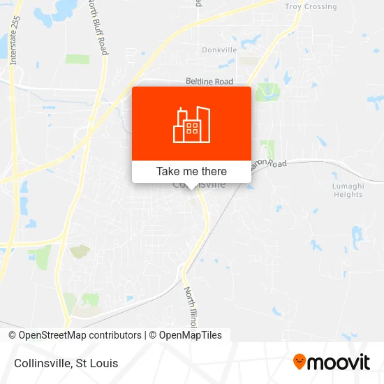 Collinsville map