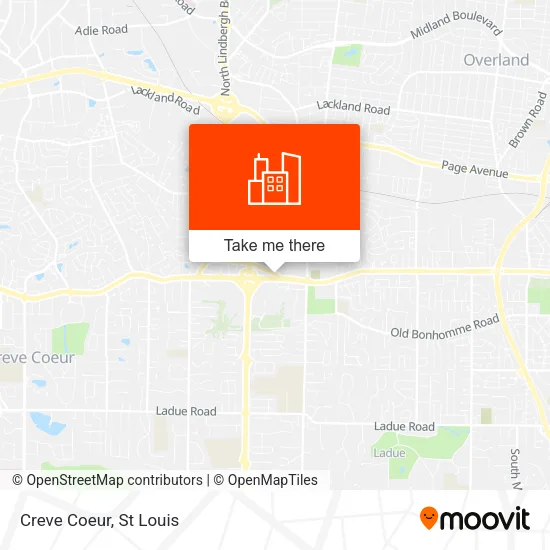Creve Coeur map