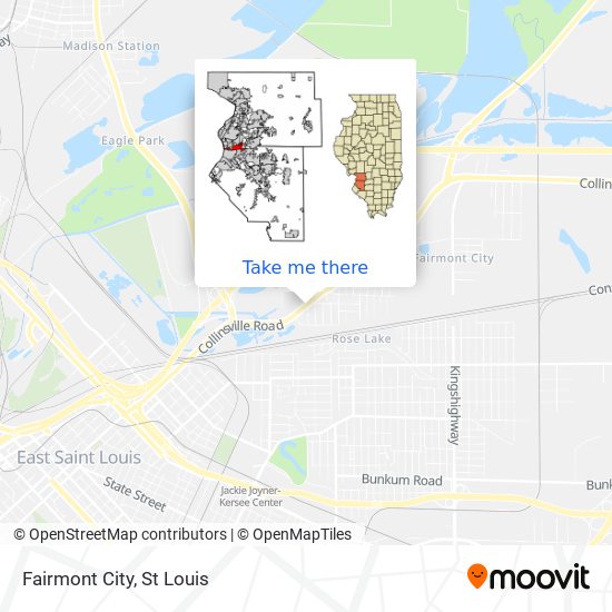 Fairmont City map