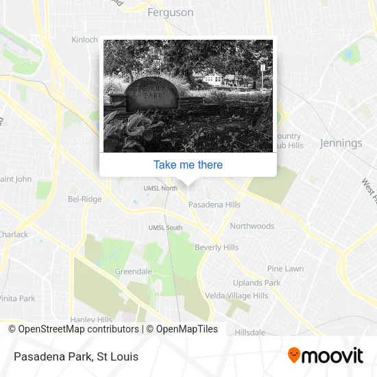 Pasadena Park map