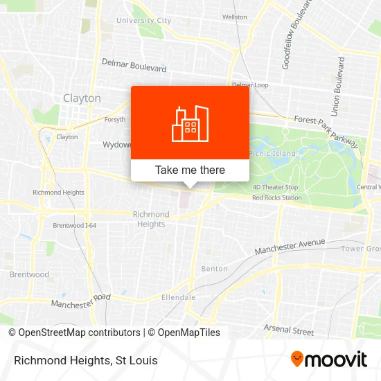 Richmond Heights map