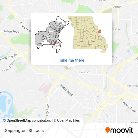Sappington map