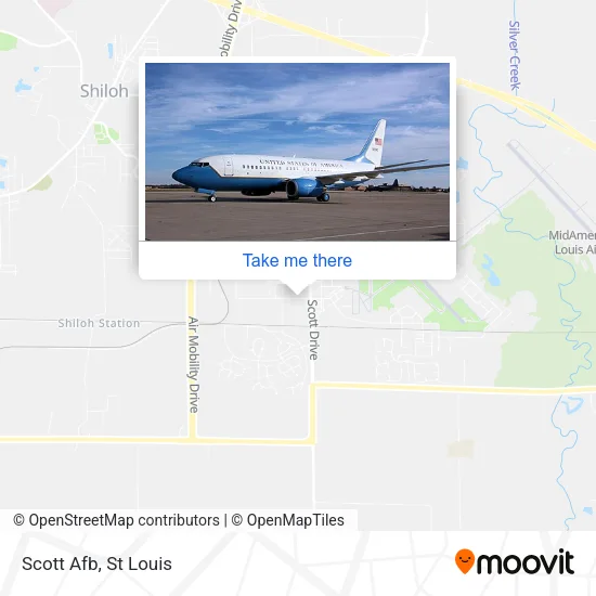 Scott Afb map