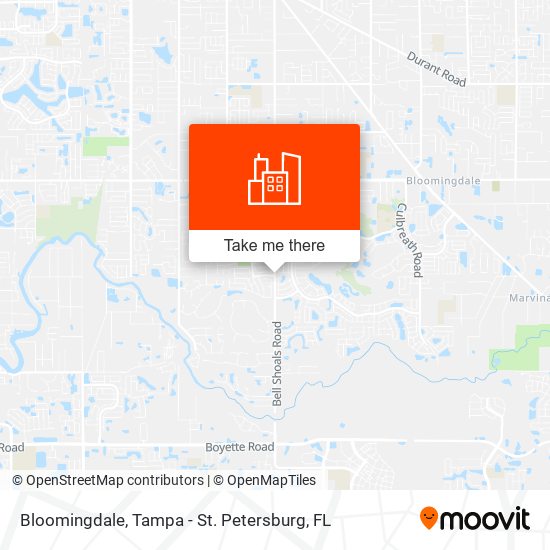 Bloomingdale map