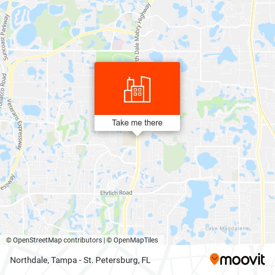 Northdale map