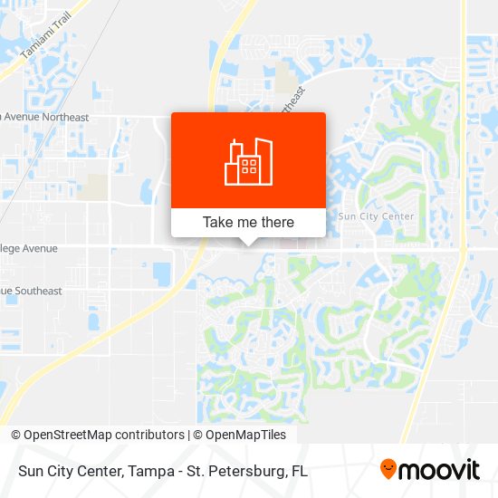 Mapa de Sun City Center
