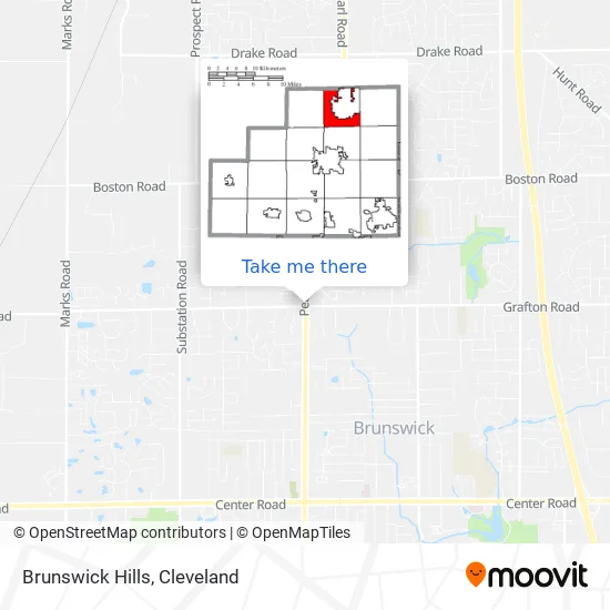 Brunswick Hills map