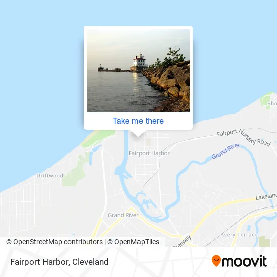 Fairport Harbor map