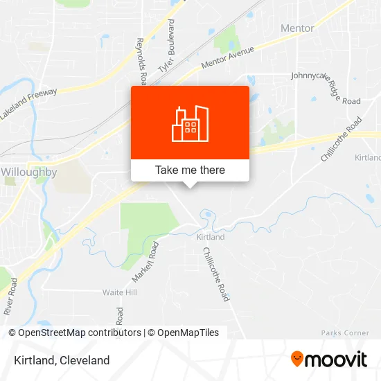 Kirtland map