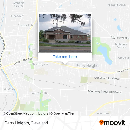 Perry Heights map