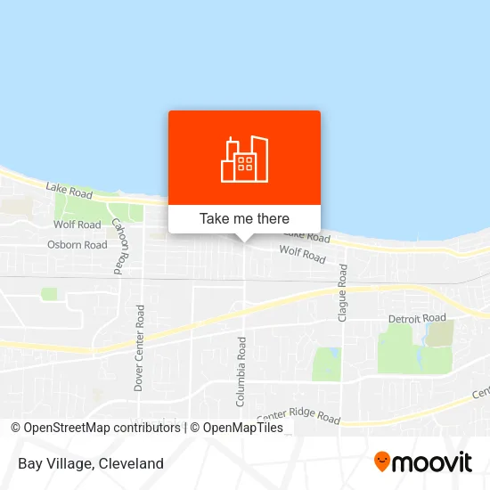 Bay Village map