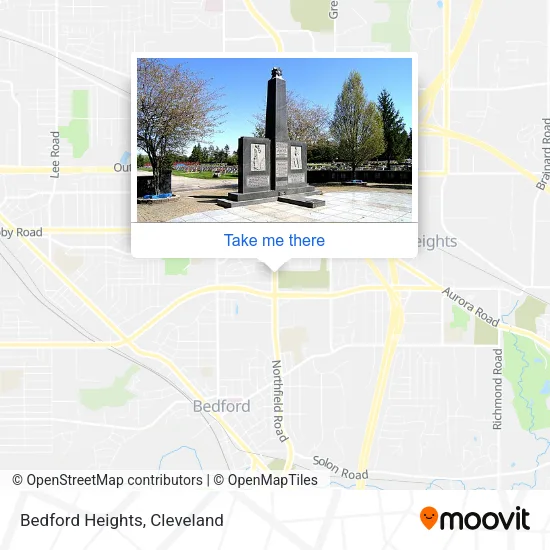 Bedford Heights map
