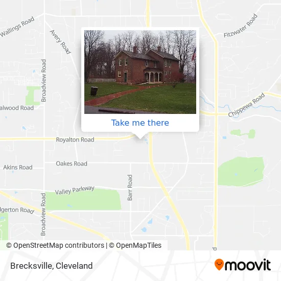 Brecksville map