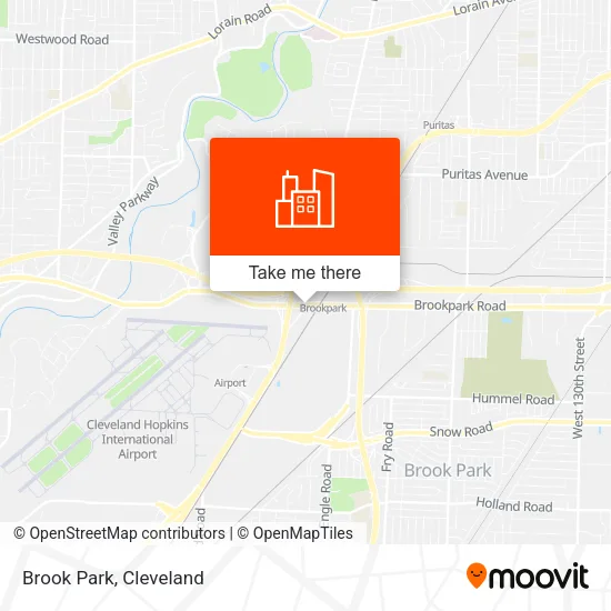 Brook Park map