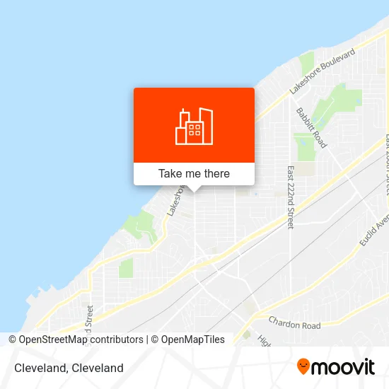 Cleveland map