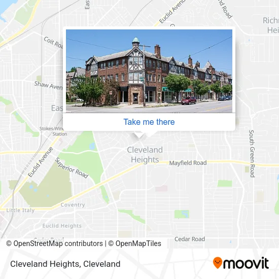 Cleveland Heights map