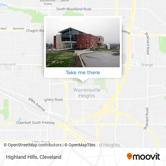 Highland Hills map