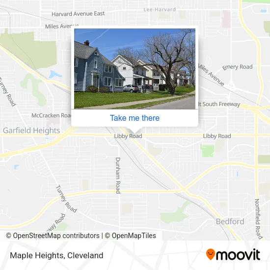 Maple Heights map