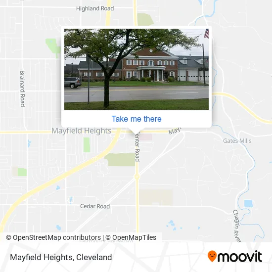 Mayfield Heights map
