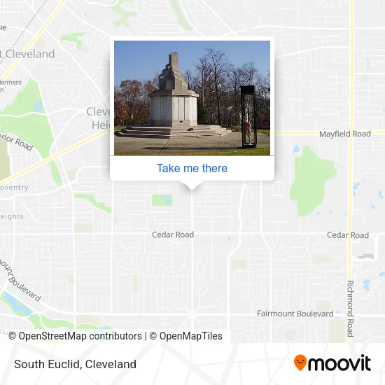 South Euclid map