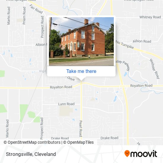 Mapa de Strongsville