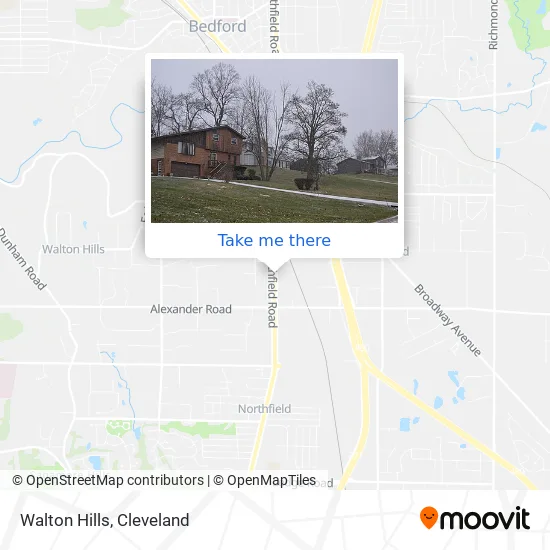 Walton Hills map